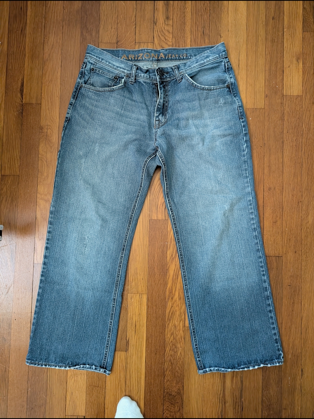 Arizona Men's Straight-Leg Jeans - Blue